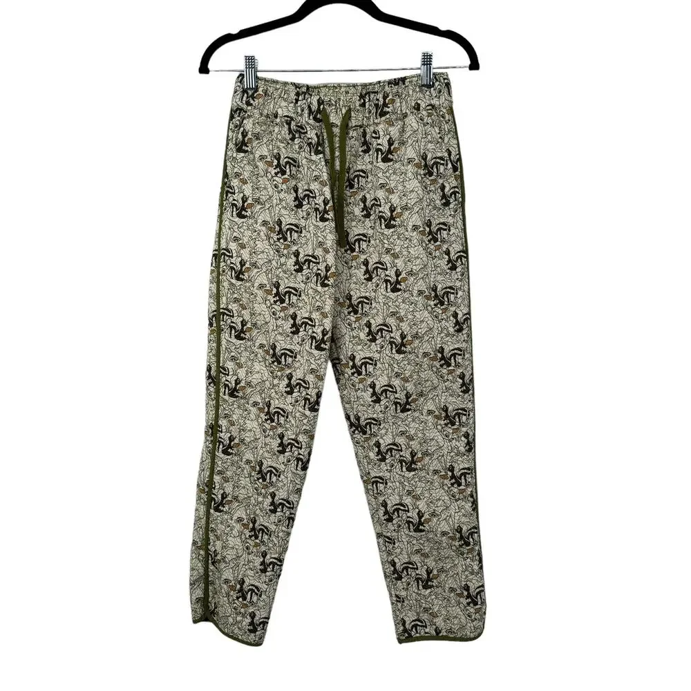 Disney Bambi Quilted Matching Set XS Woodland Print Flower Thumper‎ Green
